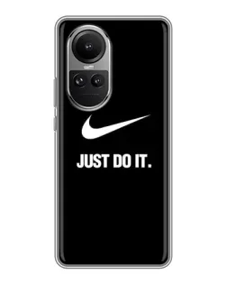 Чехол для OPPO Reno 10 Pro с картинкой «Классический принт Nike» Чехол для OPPO Reno 10 Pro с картинкой «Классический принт Nike»
