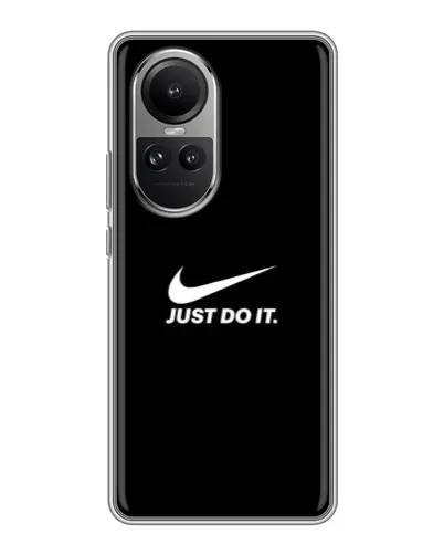 Чехол для OPPO Reno 10 Pro с картинкой «Минимализм от Nike» Чехол для OPPO Reno 10 Pro с картинкой «Минимализм от Nike»