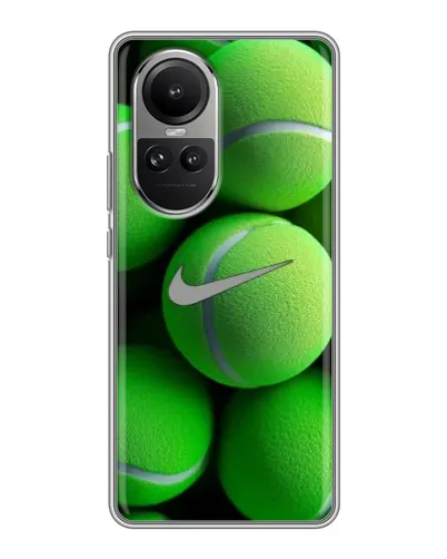 Чехол для OPPO Reno 10 Pro с картинкой «Теннисные мячи Найк» Чехол для OPPO Reno 10 Pro с картинкой «Теннисные мячи Найк»
