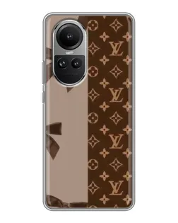 Чехол для OPPO Reno 10 Pro с картинкой «Louis Vuitton — банты»