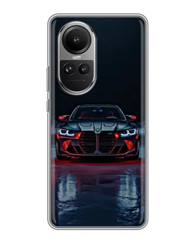 Чехол для OPPO Reno 10 Pro с картинкой «BMW на мокрой дороге» Чехол для OPPO Reno 10 Pro с картинкой «BMW на мокрой дороге»