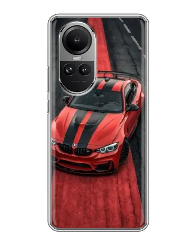 Чехол для OPPO Reno 10 Pro с картинкой «BMW на красной дорожке» Чехол для OPPO Reno 10 Pro с картинкой «BMW на красной дорожке»