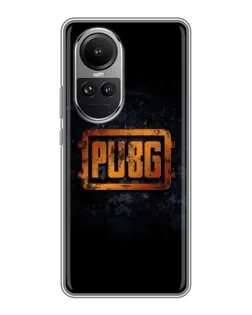 Чехол для OPPO Reno 10 Pro с картинкой «PUBG — золотой логотип» Чехол для OPPO Reno 10 Pro с картинкой «PUBG — золотой логотип»