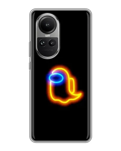 Чехол для OPPO Reno 10 Pro с картинкой «Among Us неоновое сияние» Чехол для OPPO Reno 10 Pro с картинкой «Among Us неоновое сияние»