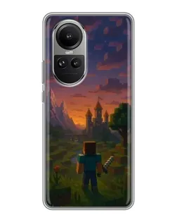 Чохол для OPPO Reno 10 Pro з картинкою «Стів біля вежі»