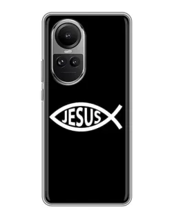 Чехол для OPPO Reno 10 Pro с картинкой «Классический Jesus»