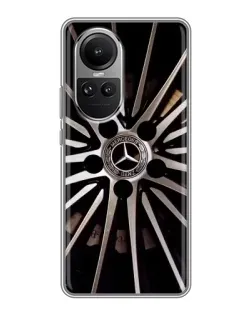 Чехол для OPPO Reno 10 Pro с картинкой «Диск Mercedes»
