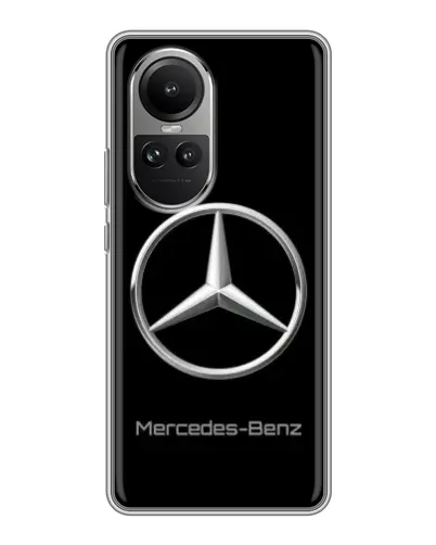 Чехол для OPPO Reno 10 Pro с картинкой «Mercedes Silver Logo» Чехол для OPPO Reno 10 Pro с картинкой «Mercedes Silver Logo»