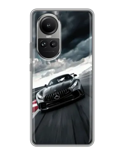Чехол для OPPO Reno 10 Pro с картинкой «Гоночный Mercedes AMG» Чехол для OPPO Reno 10 Pro с картинкой «Гоночный Mercedes AMG»