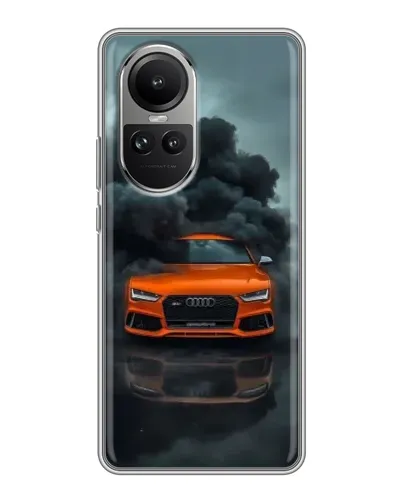 Чехол для OPPO Reno 10 Pro с картинкой «Audi в облаках дыма» Чехол для OPPO Reno 10 Pro с картинкой «Audi в облаках дыма»