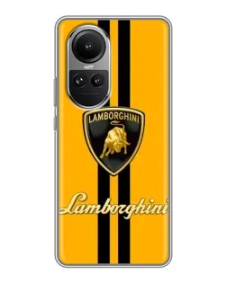 Чехол для OPPO Reno 10 Pro с картинкой «Lamborghini Stripe желтый» Чехол для OPPO Reno 10 Pro с картинкой «Lamborghini Stripe желтый»
