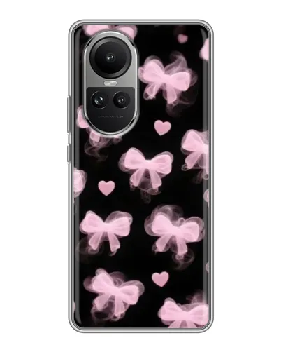 Чехол для OPPO Reno 10 Pro с картинкой «Геометрия банта»