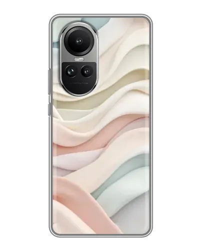 Чехол для OPPO Reno 10 Pro с картинкой «Пастельные нежные волны» Чехол для OPPO Reno 10 Pro с картинкой «Пастельные нежные волны»