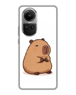 Чехол для OPPO Reno 10 Pro с картинкой «Толстенькая капибара»