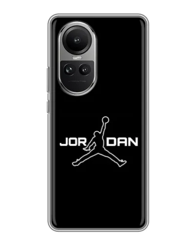 Чехол для OPPO Reno 10 с картинкой «Nike Pink Swirl»