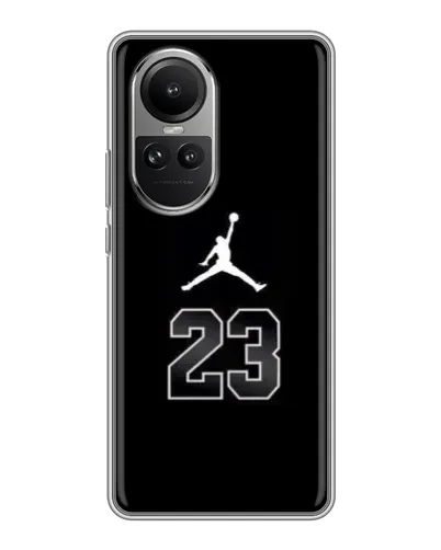 Чехол для OPPO Reno 10 с картинкой «Jordan Flight 23»