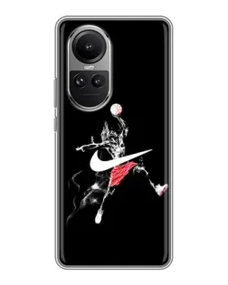Чехол для OPPO Reno 10 с картинкой «Jordan Jumpman»