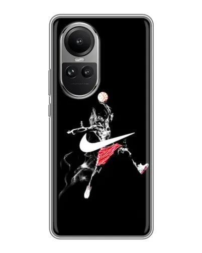 Чехол для OPPO Reno 10 с картинкой «Jordan Jumpman»