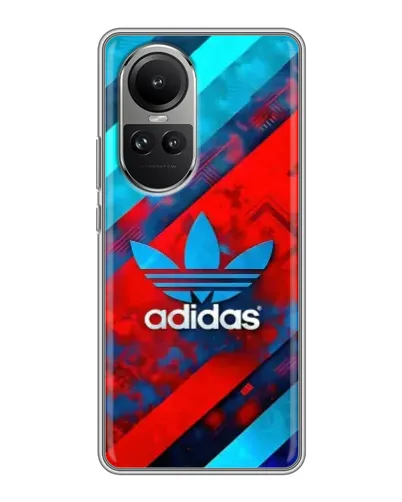 Чехол для OPPO Reno 10 с картинкой «Абстракция Adidas» Чехол для OPPO Reno 10 с картинкой «Абстракция Adidas»