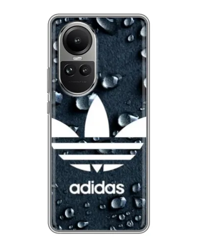 Чехол для OPPO Reno 10 с картинкой «Adidas Trefoil Blue» Чехол для OPPO Reno 10 с картинкой «Adidas Trefoil Blue»