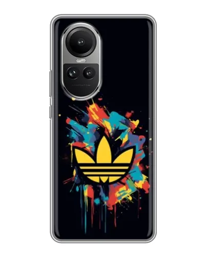 Чехол для OPPO Reno 10 с картинкой «Adidas Splash» Чехол для OPPO Reno 10 с картинкой «Adidas Splash»