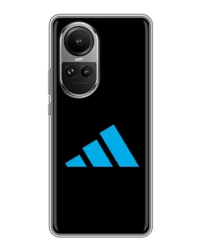 Чехол для OPPO Reno 10 с картинкой «Adidas Cyan Logo» Чехол для OPPO Reno 10 с картинкой «Adidas Cyan Logo»