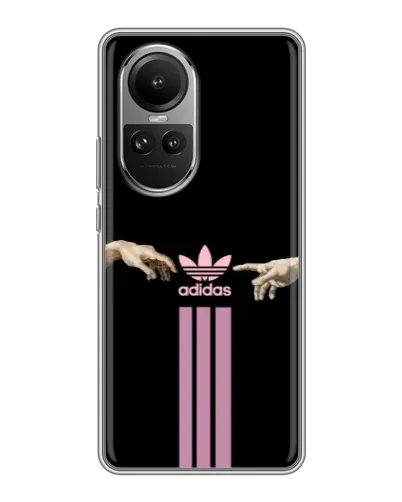 Чехол для OPPO Reno 10 с картинкой «Adidas Hands» Чехол для OPPO Reno 10 с картинкой «Adidas Hands»