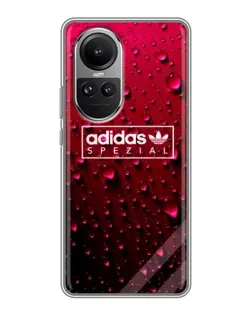Чохол для OPPO Reno 10 з картинкою «Adidas Gold Marble»