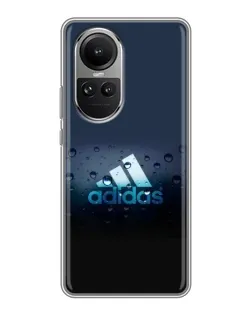 Чохол для OPPO Reno 10 з картинкою «Adidas Water Drops»