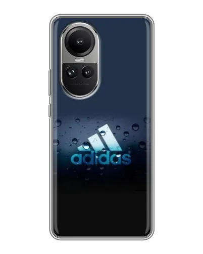 Чехол для OPPO Reno 10 с картинкой «Adidas Water Drops» Чехол для OPPO Reno 10 с картинкой «Adidas Water Drops»