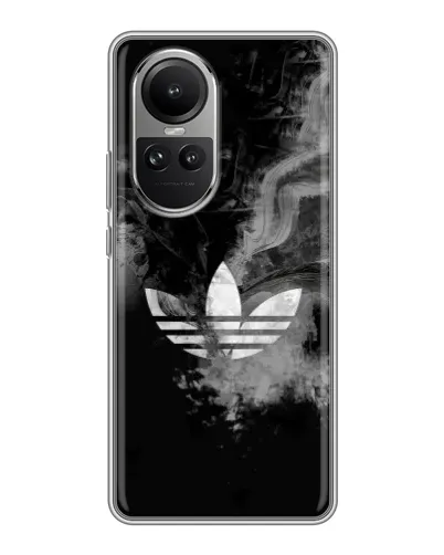 Чехол для OPPO Reno 10 с картинкой «Абстрактный дым Adidas» Чехол для OPPO Reno 10 с картинкой «Абстрактный дым Adidas»