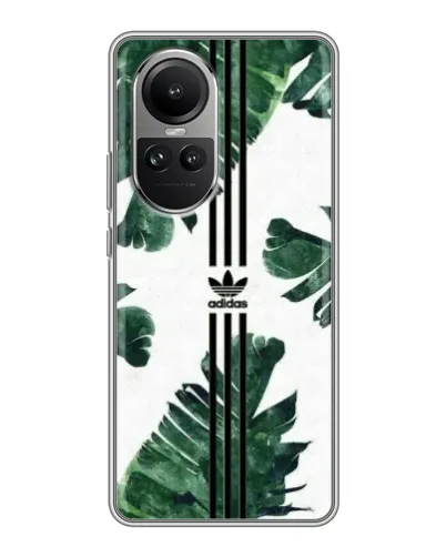 Чехол для OPPO Reno 10 с картинкой «Пальмовые листья адидас» Чехол для OPPO Reno 10 с картинкой «Пальмовые листья адидас»