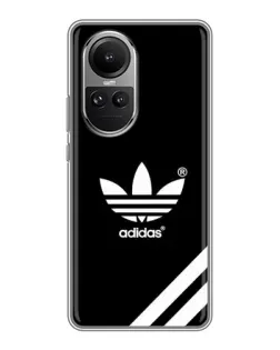 Чехол для OPPO Reno 10 с картинкой «Adidas с диагональными полосами»