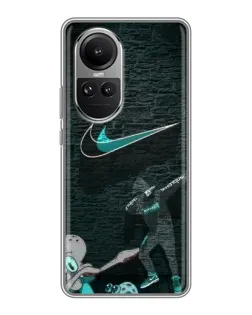 Чохол для OPPO Reno 10 з картинкою «Спортивний арт Nike» Чохол для OPPO Reno 10 з картинкою «Спортивний арт Nike»