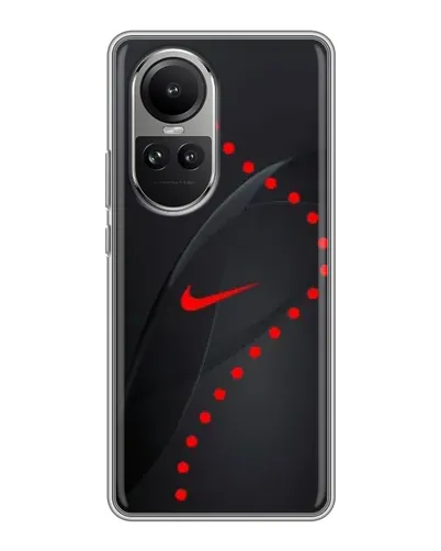 Чехол для OPPO Reno 10 с картинкой «Абстрактный дизайн Nike» Чехол для OPPO Reno 10 с картинкой «Абстрактный дизайн Nike»