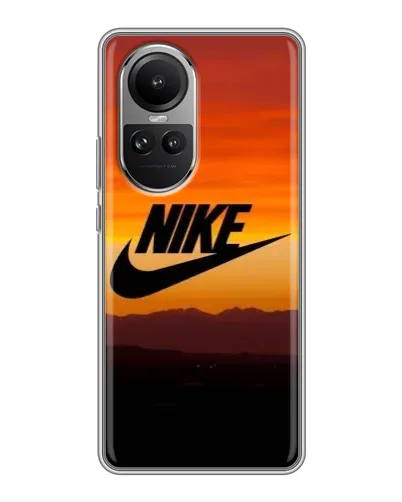 Чехол для OPPO Reno 10 с картинкой «Nike — вечерний горизонт» Чехол для OPPO Reno 10 с картинкой «Nike — вечерний горизонт»