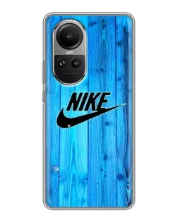 Чехол для OPPO Reno 10 с картинкой «Голубое дерево Nike»