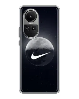 Чехол для OPPO Reno 10 с картинкой «Nike в стиле граффити»