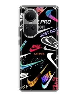 Чехол для OPPO Reno 10 с картинкой «Nike — роскошь»