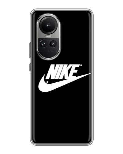 Чехол для OPPO Reno 10 с картинкой «Мазки краски Nike» Чехол для OPPO Reno 10 с картинкой «Мазки краски Nike»