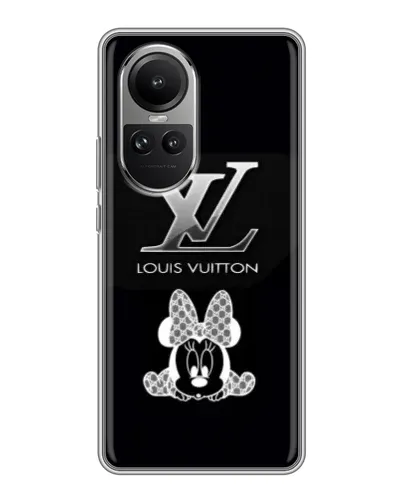 Чехол для OPPO Reno 10 с картинкой «LV и Минни Маус» Чехол для OPPO Reno 10 с картинкой «LV и Минни Маус»