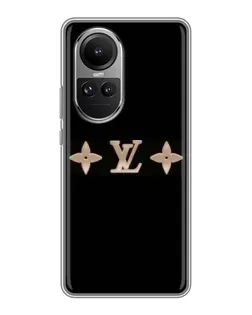 Чехол для OPPO Reno 10 с картинкой «Louis Vuitton — минимализм»