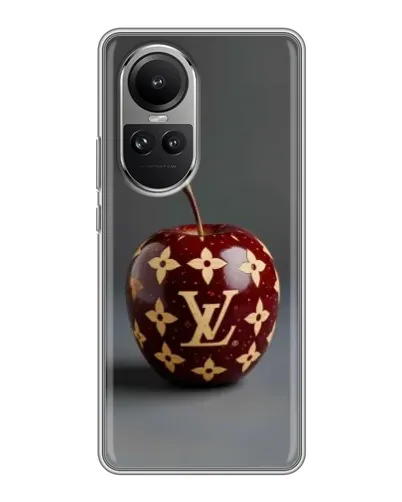 Чехол для OPPO Reno 10 с картинкой «Красное яблоко LV» Чехол для OPPO Reno 10 с картинкой «Красное яблоко LV»