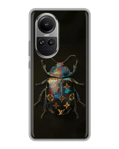 Чехол для OPPO Reno 10 с картинкой «LV — мраморный принт» Чехол для OPPO Reno 10 с картинкой «LV — мраморный принт»