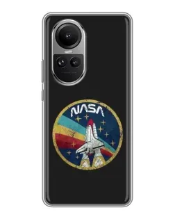 Чохол для OPPO Reno 10 з картинкою «NASA — емблема місії» Чохол для OPPO Reno 10 з картинкою «NASA — емблема місії»
