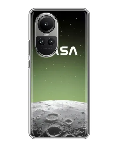 Чехол для OPPO Reno 10 с картинкой «NASA — лунный градиент» Чехол для OPPO Reno 10 с картинкой «NASA — лунный градиент»