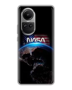 Чохол для OPPO Reno 10 з картинкою «Земля з космосу NASA»