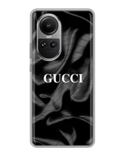 Чохол для OPPO Reno 10 з картинкою «Gucci — шовкові хвилі»