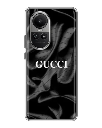 Чехол для OPPO Reno 10 с картинкой «Gucci — шелковые волны» Чехол для OPPO Reno 10 с картинкой «Gucci — шелковые волны»
