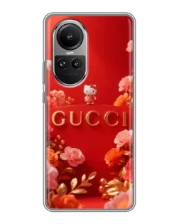 Чохол для OPPO Reno 10 з картинкою «Gucci — золотий сад»